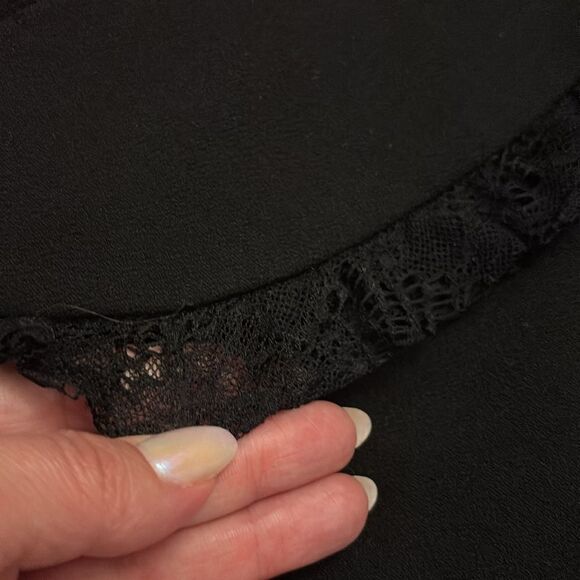 Maje lace detailed Black Women's Shorts, XS - Picture 5 of 9